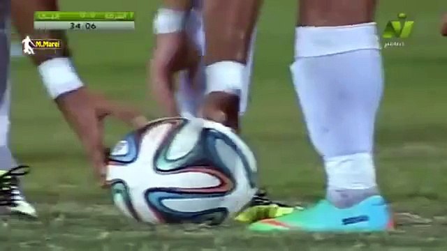 Curieuse feinte des joueurs Egyptiens pour tirer un coup franc