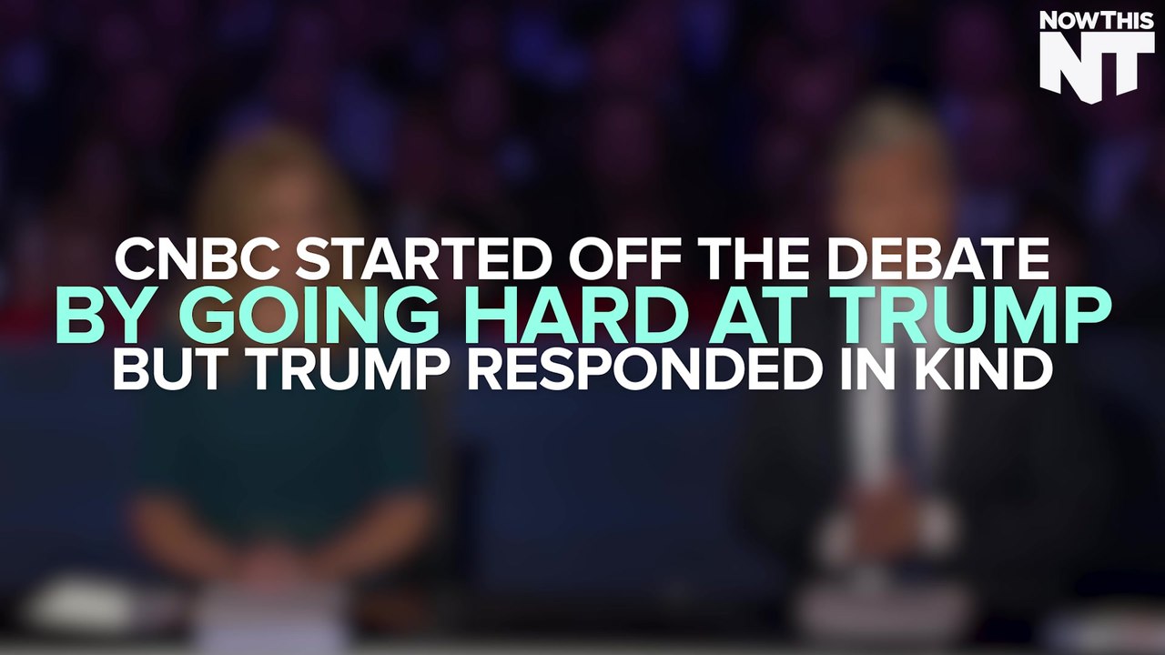 Trump Doesn't Like It When Moderators Ask Him Tough Questions