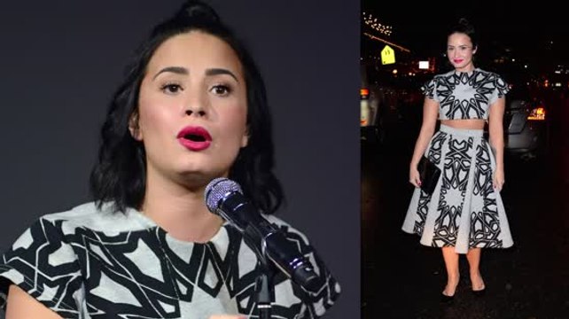 Demi Lovato Performs At Soho Apple Store