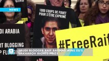 Saudi blogger Raif Badawi wins EU's Sakharov rights prize