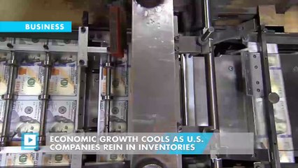 Economic Growth Cools as U.S. Companies Rein in Inventories