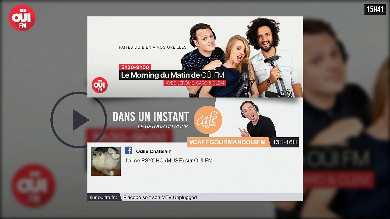 OUI FM en direct vidéo /// La radio s'écoute aussi avec les yeux (AUTO-RECORD) (2015-10-29 15:41:58 - 2015-10-29 15:48:33)
