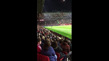 Middlesbrough fans light up Old Trafford to support steel workers