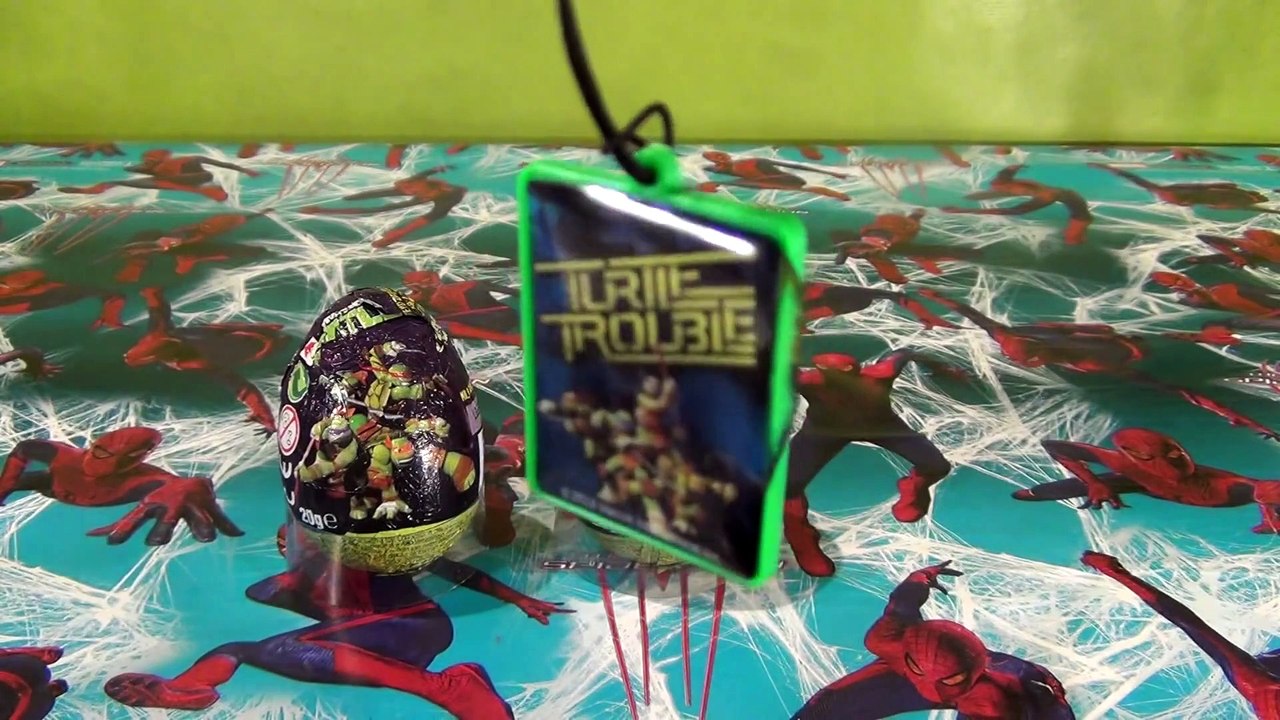 3 Teenage Mutant Ninja! Surprise Eggs - Unboxin...