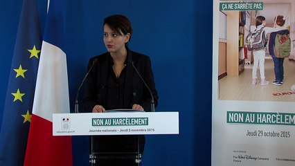 #NonAuHarcèlement : présentation de la journée nationale du 5 nov. 2015 et du plan d'action contre le harcèlement