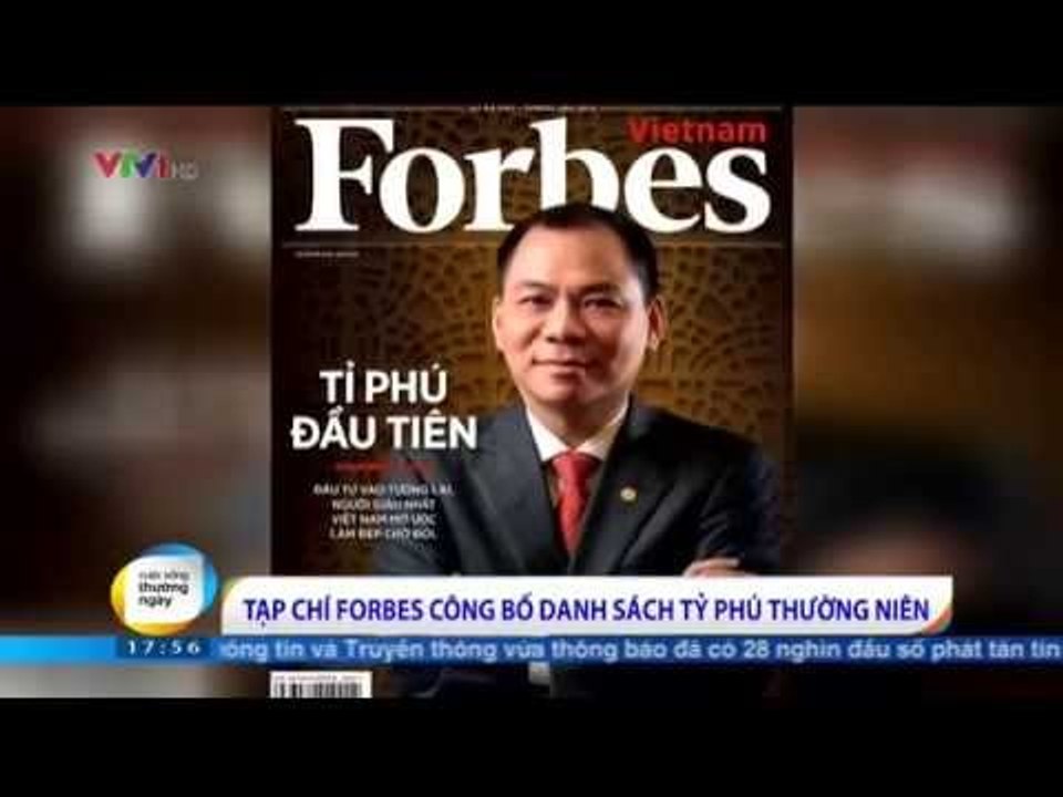 CUỘC SỐNG THƯỜNG NGÀY:PHẠM NHẬT VƯỢNG LỌT VÀO DANH SÁCH TỶ PHÚ THẾ GIỚI (03/03/2015)