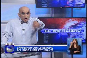 Capturado con evidencias del robo a una estudiante