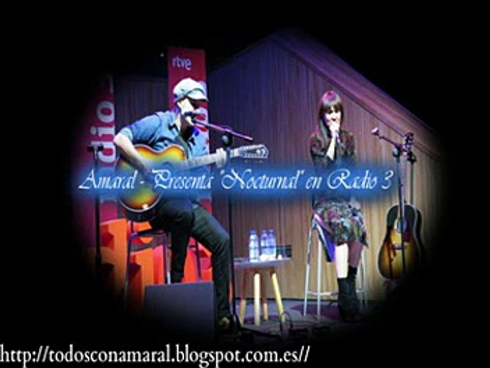 AMARAL PRESENTA "NOCTURNAL" EN RADIO 3 28/10/15