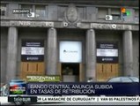 Argentina: Banco Central anuncia cambios en tasas de retribución