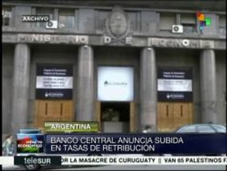 Argentina: Banco Central anuncia cambios en tasas de retribución