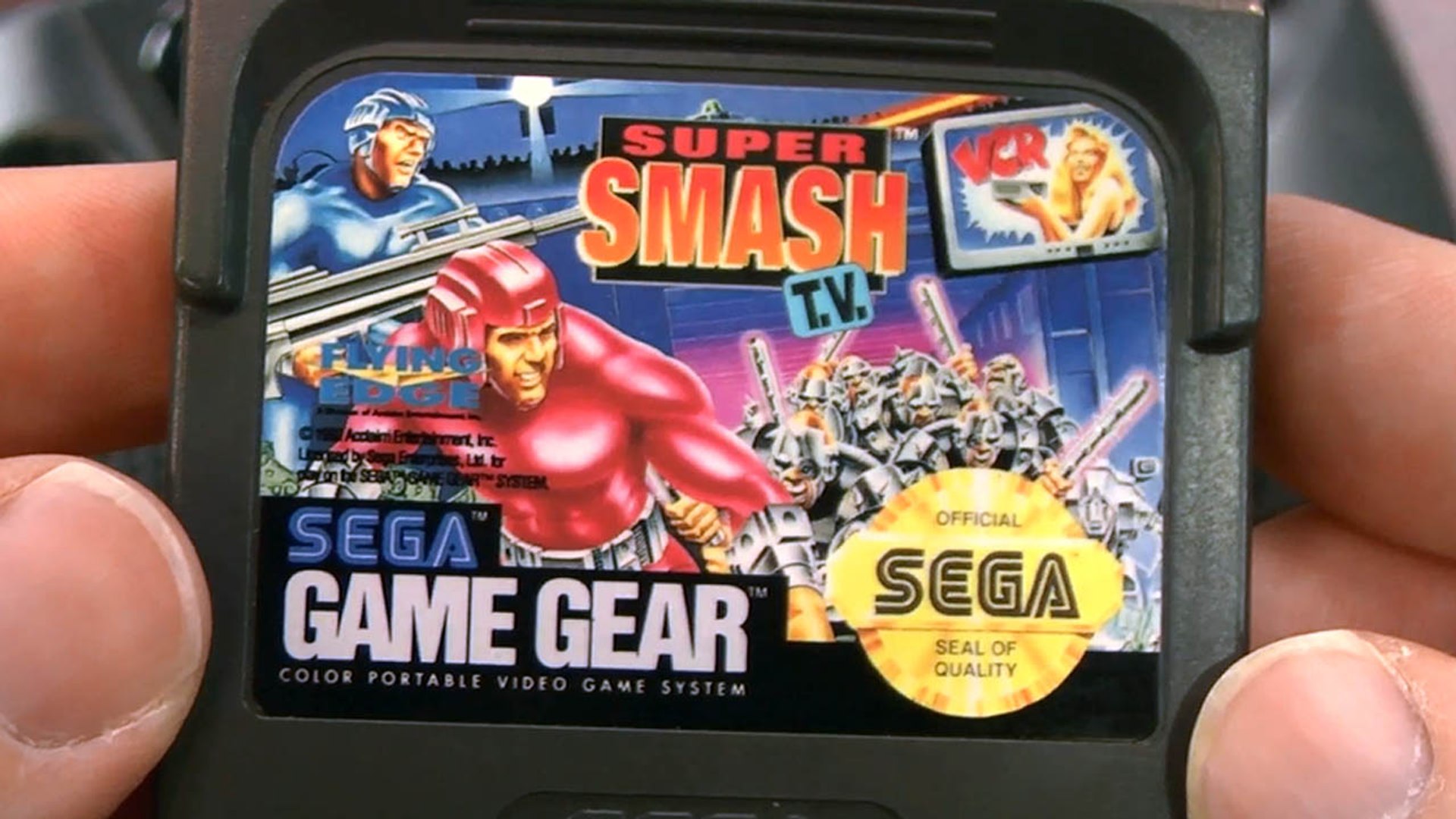 ⁣Classic Game Room  - SUPER SMASH TV review for Sega Game Gear