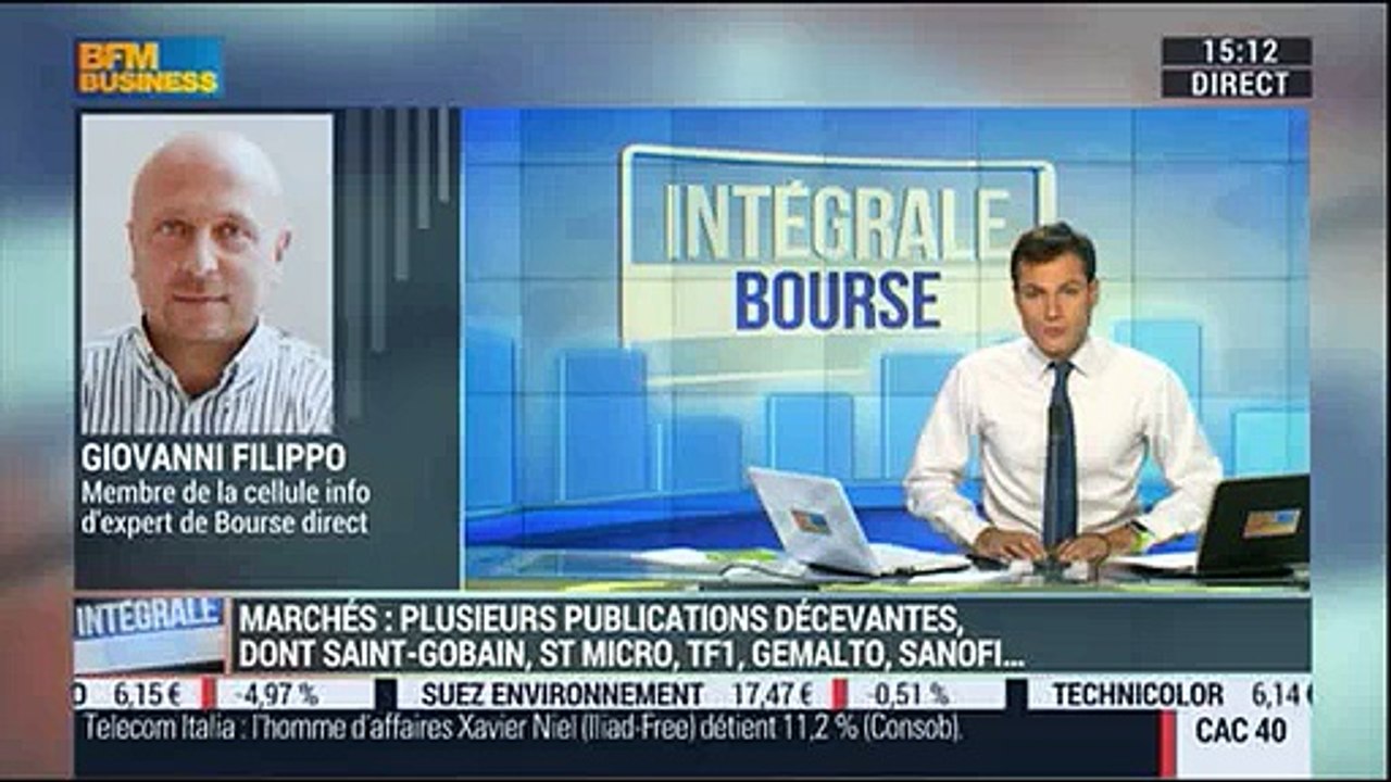 29/10/15 : Les Infos d'Experts de Bourse Direct dans Intégrale Bourse.
