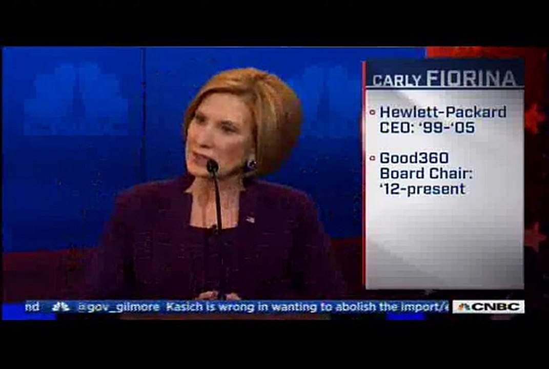 Wow, was Fiorina already against the minimum wage? She is now.