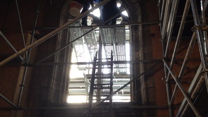 Un parapluie géant sur l'hôpital Frémeur