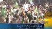 عابد شیر علی جذباتی انداز میں نعرے لگاتے ہوئے گر پڑے