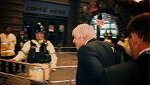 Boris Johnson denounced by protesters as Tory 'scum' at Conservative Party Conference