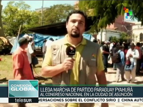 Paraguayos demandan a Cartes mejores políticas sociales