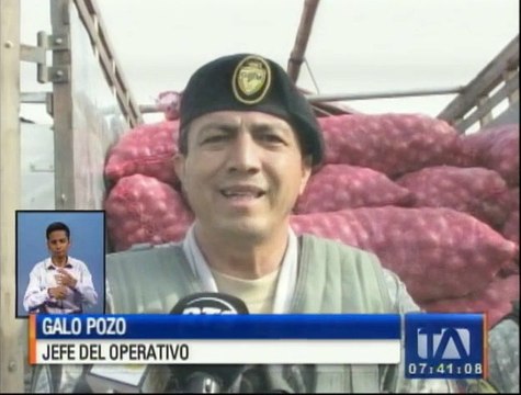 Operativo en la frontera permite incautar productos valorados en miles de dólares