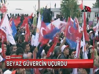 Ahmet Davutoğlu Diyarbakır'da 'Aldıkları oyu teröre kullanıyorlar' dedi