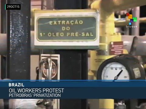 Brazil: Oil Workers Strike Against Petrobras Privatization