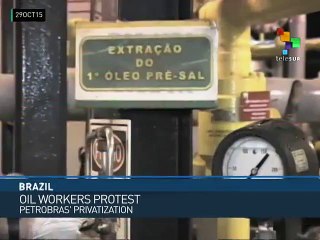 Brazil: Oil Workers Strike Against Petrobras Privatization