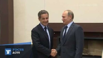 Poutine à Sarkozy : «Je suis content de te revoir Nicolas»