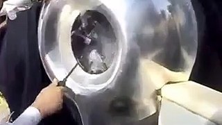 Rare Video of cleaning and maintenance of Hajr-e-Aswad....!!!