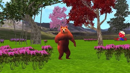 Finger Family Rhymes By Tiger and King Kong Cartoons | Bear Finger Family Children Nursery