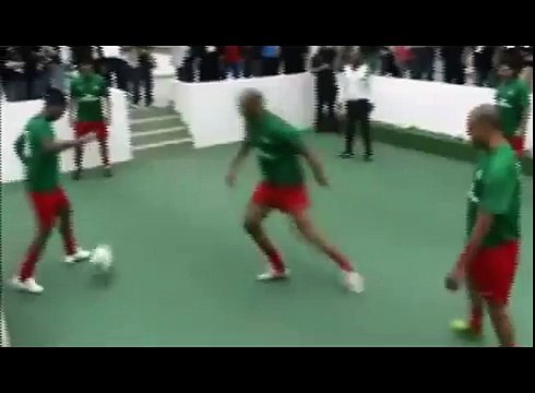 Badr Hari vs Ronaldinho in one football team JUBILE MUSTAPHA HADJI 2015_2016