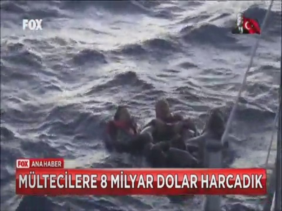 Türkiye 2 Milyon Suriyeli mülteci için 8 Milyar dolar harcadı