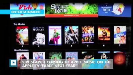 Siri search coming to Apple Music on the Apple TV 'early next year'