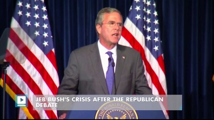 Jeb Bush's crisis after the Republican debate