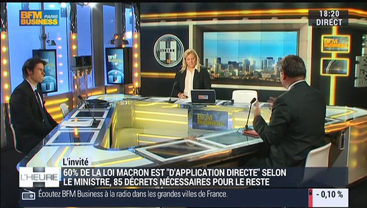 Christophe Sirugue commente la mise en œuvre de la loi Macron – 29/10