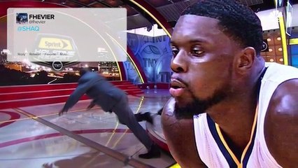 Shaq Falls Down; Holds A Meme-ing Contest