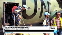 South Sudanese rebels detain 12 UN contractors