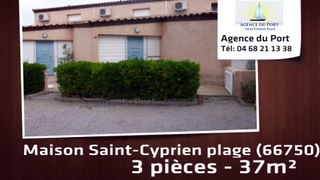 A vendre - maison/villa - Saint-Cyprien plage (66750) - 3 pièces - 37m²