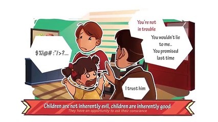 How to Help Children Overcome Habitual Lying - Nouman Ali Khan - illustrated