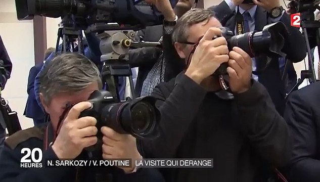 Russie : Nicolas Sarkozy a rencontré Vladimir Poutine