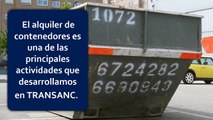 Transanc - Alquiler de contenedores de obra - Alquiler de sacos - Transporte de escombros