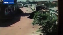 CAUGHT ON CCTV: Giant Sinkhole Swallows up Brazilian Neighbourhood