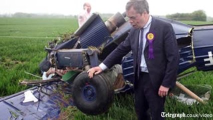 Nigel Farage autobiography: I thought I would die in plane crash