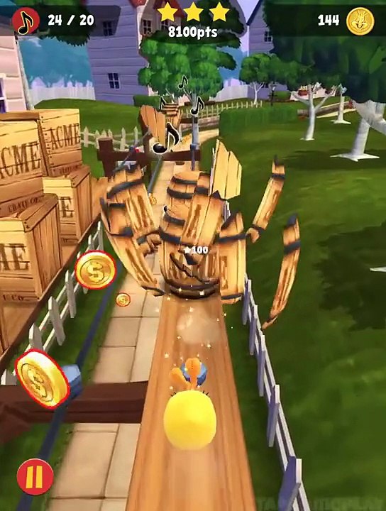 Looney Tunes Dash! - Gameplay Walkthrough - Episode 3: Putty Tat Trouble - Level 31 (iOS,