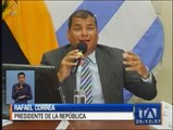 Correa vuelve a refutar reclamos sobre supuesta crisis en el IESS