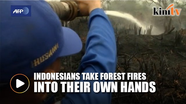 Indonesians take fight against haze into their own hands