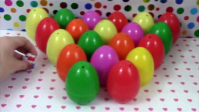 Распаковка 20 яиц с сюрпризом. Unpacking 20 surprise eggs. 收拾20震惊。惊喜蛋