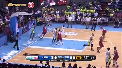 Global Port vs Alaska - 1st Quarter - Semis Game 4 PBA Philippine Cup 2015-2016