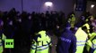 Hundreds of angry commuters scuffle with police over Denmark-Sweden border control