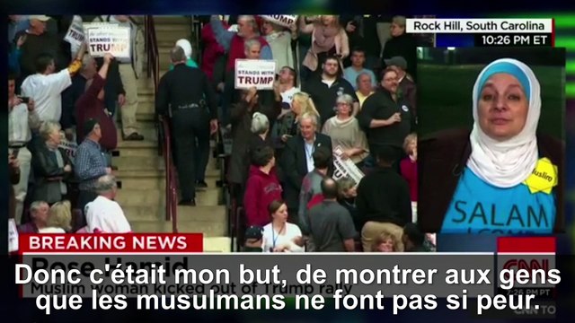 Mis dehors lors d'un meeting de Donald Trump, cette musulmane a la plus belle explication de sa démarche