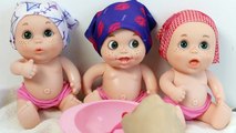 Baby Doll Bathtime & Lunch Nenuco Baby Girl Change Diaper How to Bath a Baby Toy Videos