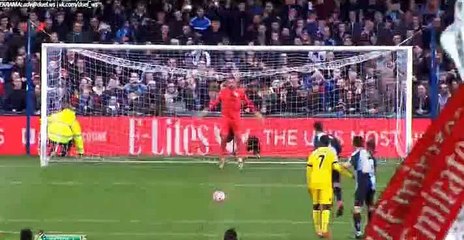 Jacobson J. (Penalty) Goal - Wycombe 1 - 1 Aston Villa - 09-01-2016